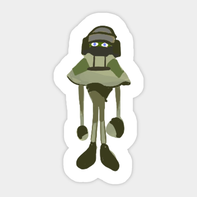 Blanket Glaz(Rainbow Six Siege) Sticker by gstwstkn